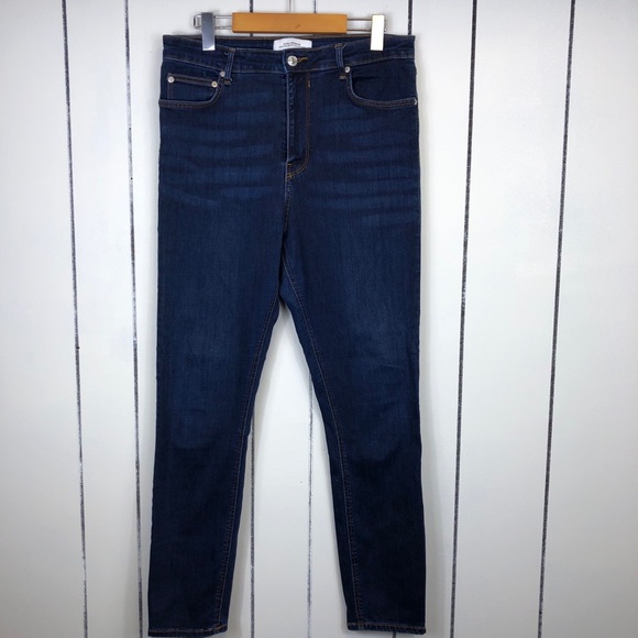 Zara Denim - Zara High Waisted Skinny Jeans Sz 10